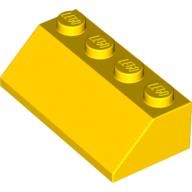 [New] Slope 45 2 x 4, Yellow. /Lego. Parts. 3037